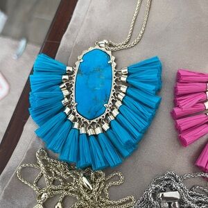 Turquoise and Gold Statement Necklace